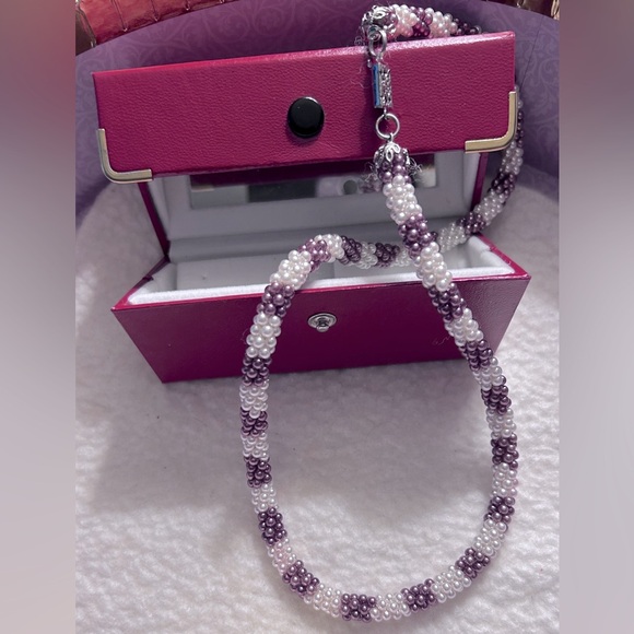 Bead seed necklace - Picture 6 of 10